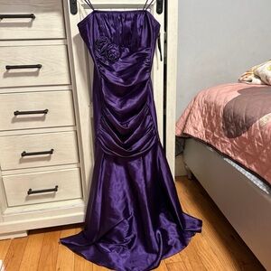 Purple formal long Dress